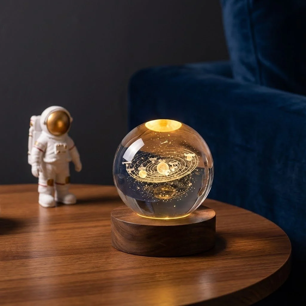 3D Galaxy Ball - Lampa u obliku kristalne kugle