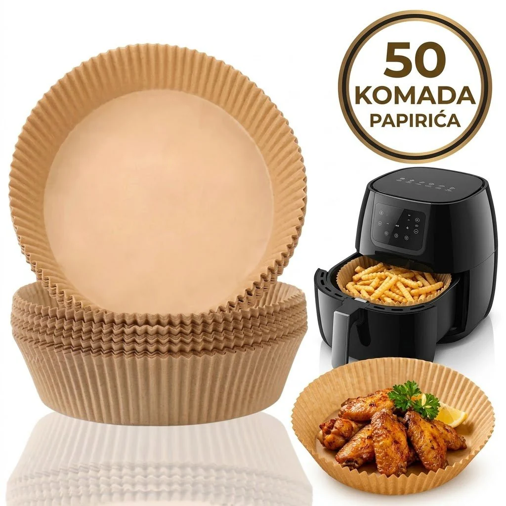 Globetrek: Jednokratni papirni ulošci za Air Fryer