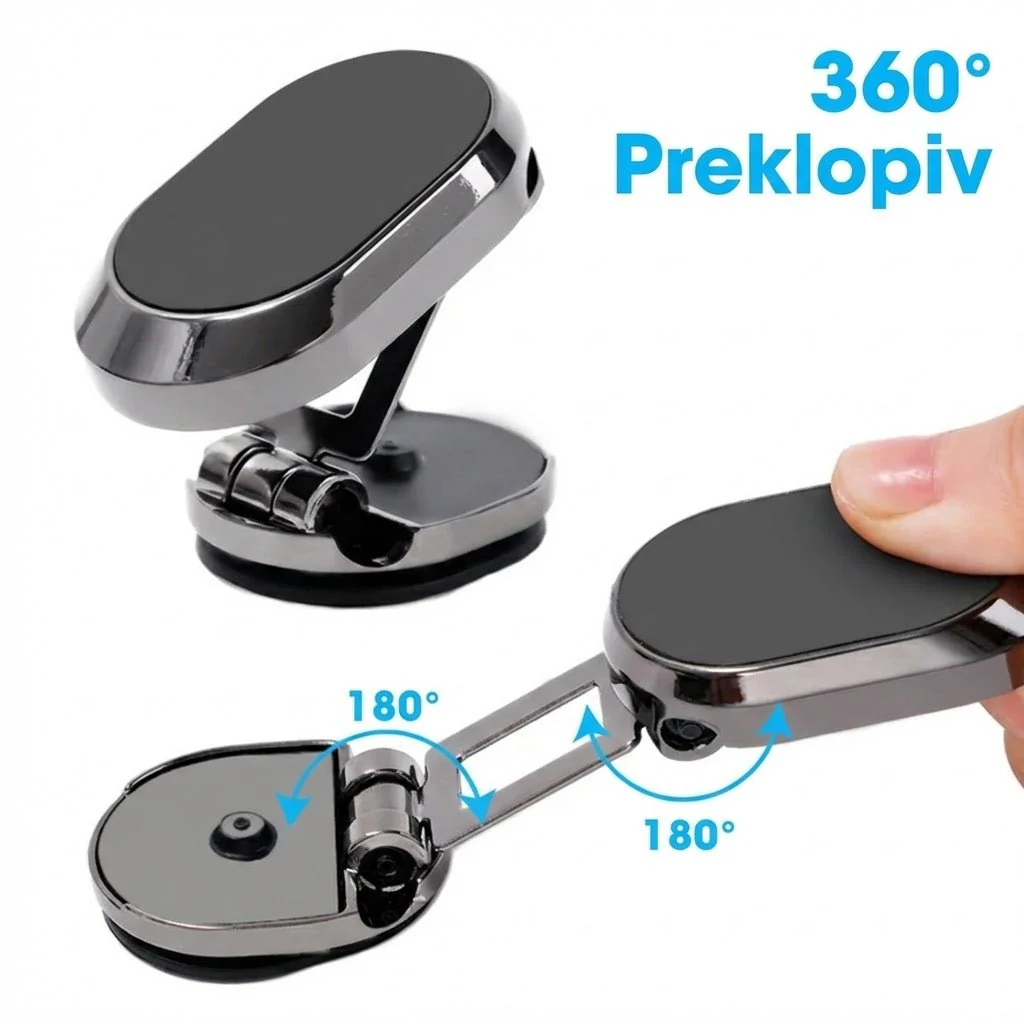Holder360° FoldableHolder – Sklopivi metalni magnetni držač telefona za automobil - Image 4