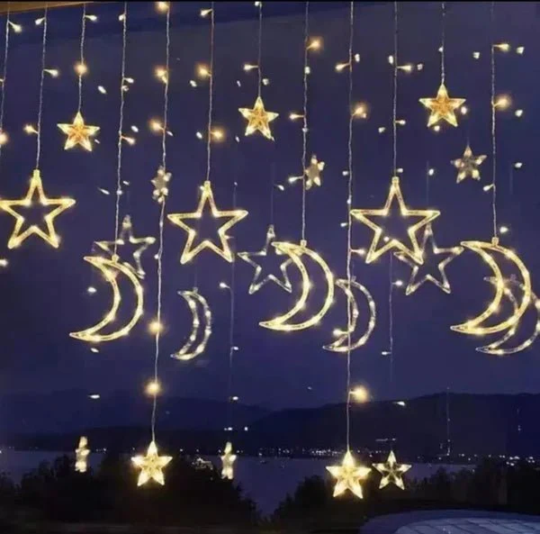 Magične led lampice mesec i zvezdice - Image 3