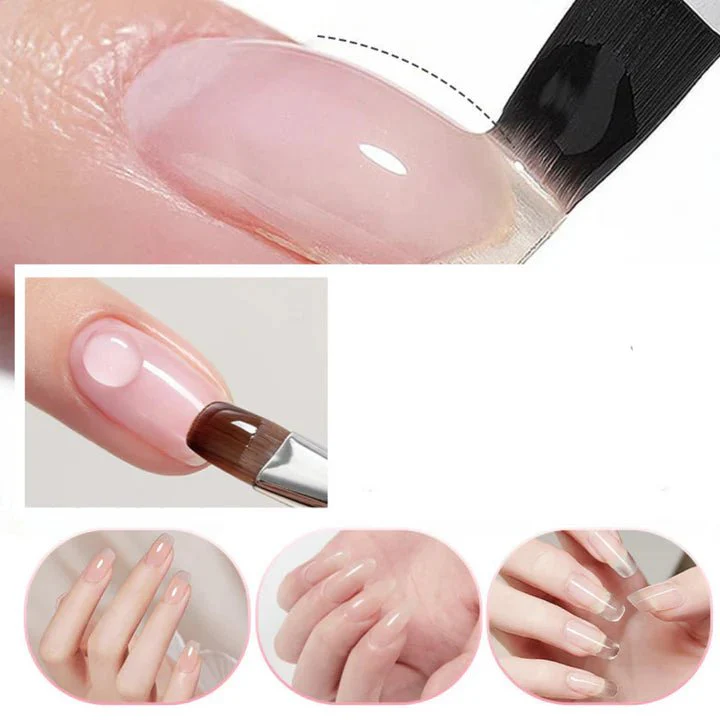 NailClear 1+1 GRATIS – 3 u 1 transparentni profesionalni gel za nadogradnju noktiju - Image 7