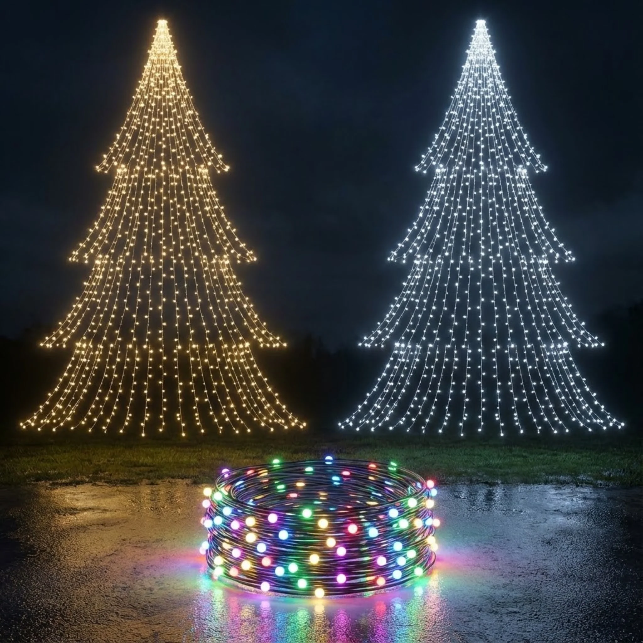 Novogodišnje LED lampice 50m za jelku i kućnu dekoraciju