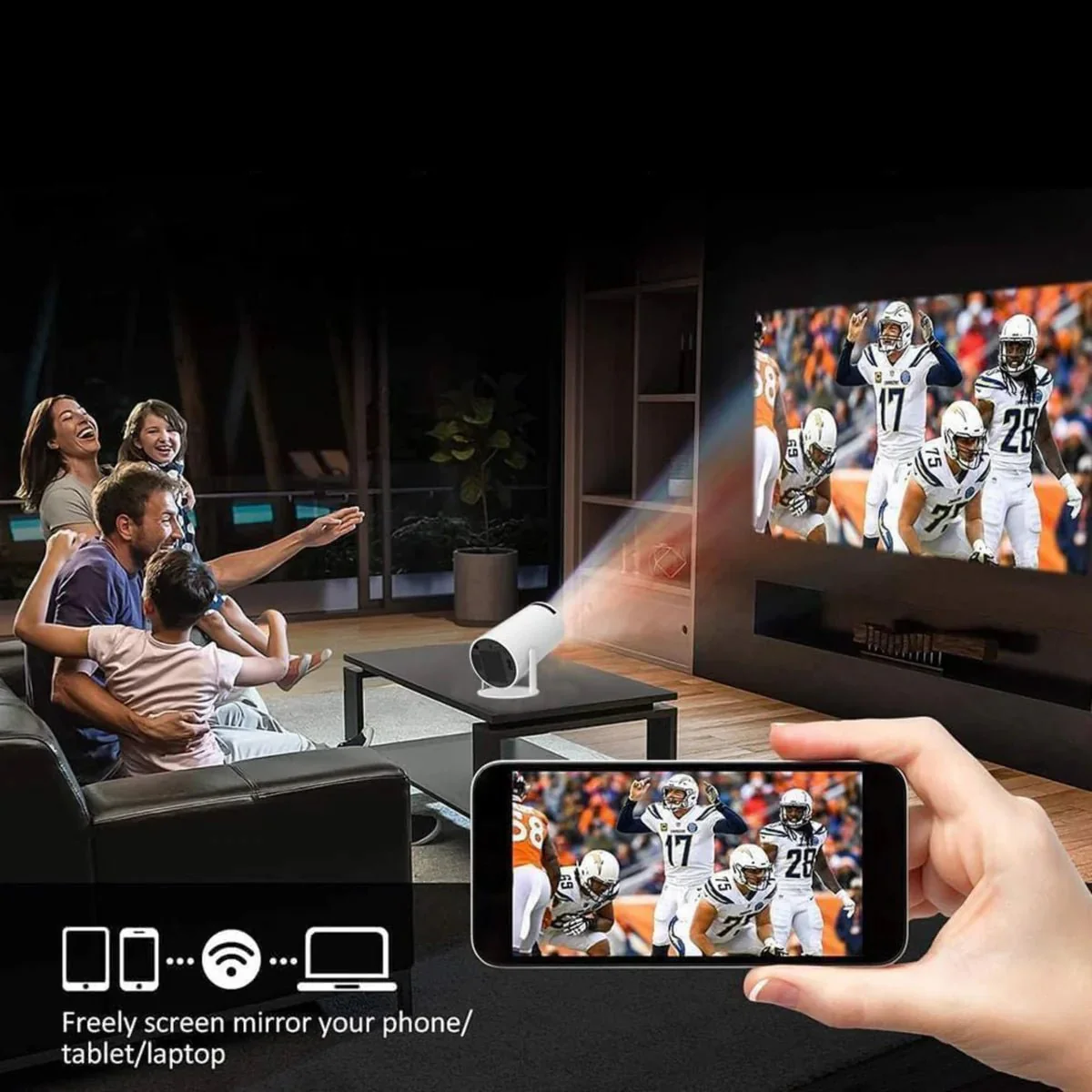 VISTA Pro™ 4K HD Smart Projektor – 24-ČASOVNA RASPRODAJA - Image 4